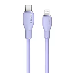USB PD Кабель Baseus Pudding Series 20W 3A 1.2M USB Type-C - Lightning Cable Purple - миниатюра 2
