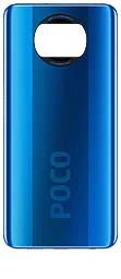Задняя крышка корпуса Xiaomi Poco X3 Cobalt Blue