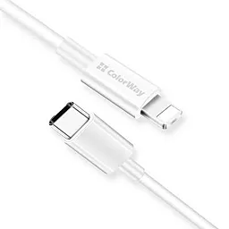 Кабель USB ColorWay Lightning Cable 3A White (CW-CBPDCL032-WH) - миниатюра 3