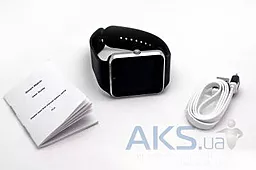 Смарт-часы SmartYou GT08 No NFC Silver with Black strap (SWGT08S) - миниатюра 3
