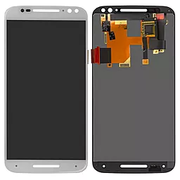 Дисплей Motorola Moto X Style (XT1570, XT1572, XT1575) с тачскрином, White
