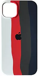 Чехол 1TOUCH Silicone Case Full для Apple iPhone 14 Rainbow 5