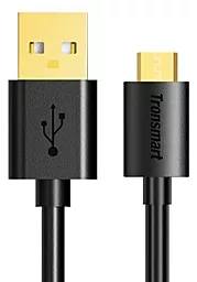 Кабель USB Tronsmart 0.3M micro USB Cable Black/Gold (MUS01)