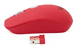Комп'ютерна мишка Gembird MUSW-102-R Red - мініатюра 2
