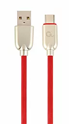 Кабель USB Cablexpert 2m 2.1a Premium USB Type-C Cable Red (CC-USB2R-AMCM-2M-R)