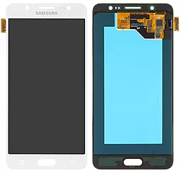 Дисплей Samsung Galaxy J5 J510 2016 з тачскріном, оригінал, White