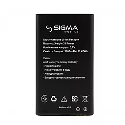 Аккумулятор Sigma mobile X-Style 31 Power (3100 mAh) 12 мес. гарантии