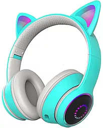 Бездротові навушники котики з вушками Tucci AKZ-K26 Blue
