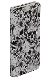 Повербанк Nomi P060 6000 mAh Skull & Flowers - миниатюра 4