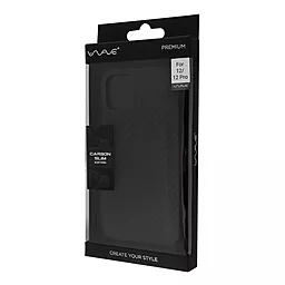 Чехол Wave Premium Carbon Slim with MagSafe для Apple iPhone 13 Black - миниатюра 3