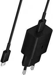 Сетевое зарядное устройство Samsung Original 15W Adapter USB-C + USB C-C Cable Black (EP-T1510XBEGRU) - миниатюра 5