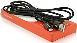 USB Кабель iKaku KSC-698 XIANGSU 12W 2.4A 2M Lightning Cable Black