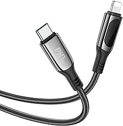 Кабель USB PD Hoco S51 Extreme Display 20W USB Type-C - Lightning Cable Black - миниатюра 5