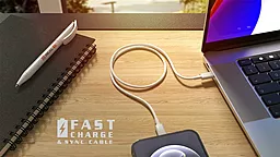 Кабель USB PD REAL-EL 2M USB Type-C - Lightning Cable White (4743304104697) - миниатюра 6