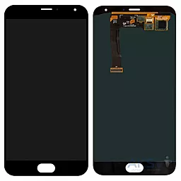 Дисплей Meizu MX5, MX5e (M575) с тачскрином, (OLED), Black