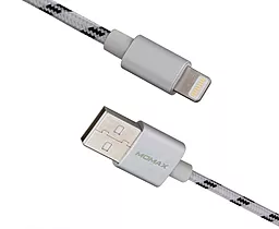 Кабель USB Momax Elit Link Lightning Cable 2.4A 2m Silver (DL3S) - миниатюра 3
