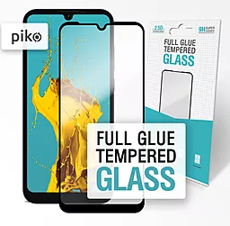 Защитное стекло Piko Full Glue для Moto E6i Черное (1283126514715)