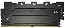 Оперативная память Exceleram Kudos DDR4 32GB (2x16GB) 3200 MHz (EKBLACK4323216CD) Black