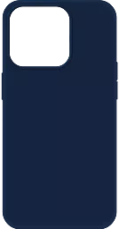 Чехол MAKE Apple iPhone 15 Pro Silicone Navy Blue