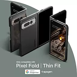 Чехол Spigen Thin Fit для Google Pixel Fold Black (ACS05919) - миниатюра 2