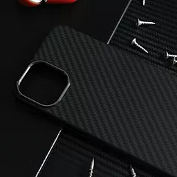 Чехол K-DOO Kevlar Case для Apple iPhone 15 Pro Black - миниатюра 2