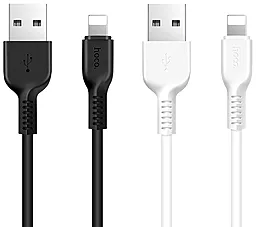Кабель USB Hoco X13 Easy Charge Lightning Cable 3M White - миниатюра 2