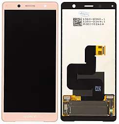 Дисплей Sony Xperia XZ2 Compact (H8314, H8324, SO-05K) с тачскрином, оригинал, Pink