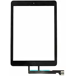 Сенсор (тачскрин) Apple iPad Pro 9.7 2016 (A1673, A1674, A1675, полный комплект с кнопкой Home) Black