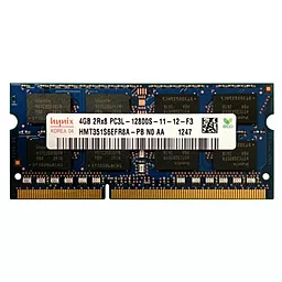 Оперативная память для ноутбука Hynix SoDIMM DDR3L 4GB 1600 MHz (HMT351S6EFR8А-PB)
