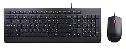 Комплект (клавиатура+мышка) Lenovo Essential Wired Combo Black RUS (4X30L79912)