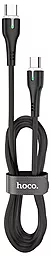 Кабель USB PD Hoco X45 Surplus 3A 1.8M USB Type-C - Type-C Cable Black