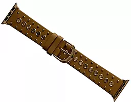 Ремешок Leather Band Rings для Apple Watch 38mm/40mm/41mm Brown