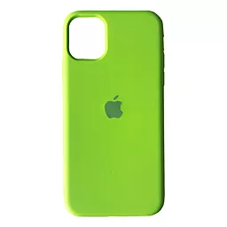 Чехол Silicone Case Full for Apple iPhone 11 Lime Green