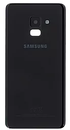 Задняя крышка корпуса Samsung Galaxy A8 2018 A530F со стеклом камеры Original Black