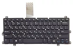 Клавіатура для ноутбуку Dell Inspiron 3157 3158 без рамки чорна