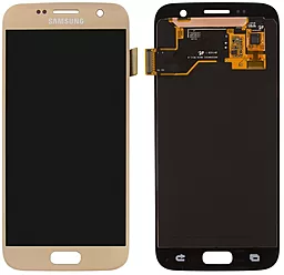 Дисплей Samsung Galaxy S7 G930 з тачскріном, (TFT), Gold
