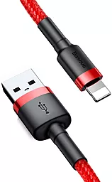 Кабель USB Baseus Kevlar 2M Lightning Cable Red (CALKLF-C09) - миниатюра 4