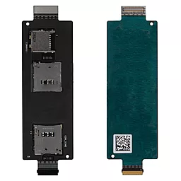 Разъем SIM-карты и карты памяти Asus ZenFone 2 (ZE500CL/ZE500ML) 2 Sim-карты на шлейфе