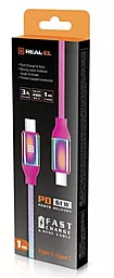 Кабель USB REAL-EL Premium Rainbow Type-C Cable Rainbow - миниатюра 5