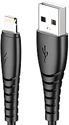 Кабель USB Charome C20-03 12W 2.4A Lightning Cable Black