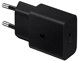 Сетевое зарядное устройство Samsung Original 15W Adapter USB-C + USB C-C Cable Black (EP-T1510XBEGRU) - миниатюра 2