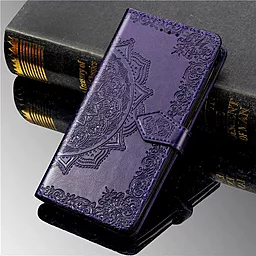 Кожаный чехол (книжка) Art Case с визитницей для TECNO Spark 6 Go / Фиолетовый - миниатюра 3