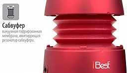 Колонки акустические iBest PS-220WR Red - миниатюра 2