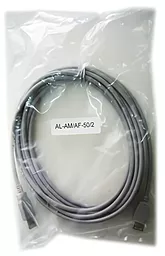 Кабель (шлейф) Alan USB Alan AM-AF двойное экранирование 5м  (AL-AM/AF-50/2) - миниатюра 2