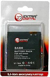 Аккумулятор Sony LT25i Xperia V / BA800 / DV00DV6127 (1650 mAh) ExtraDigital - миниатюра 3