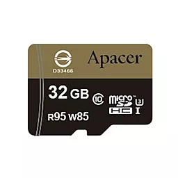 Карта памяти Apacer microSDHC 32GB Class 10 UHS-I U3 + SD-адаптер (AP32GMCSH10U4-R) - миниатюра 2