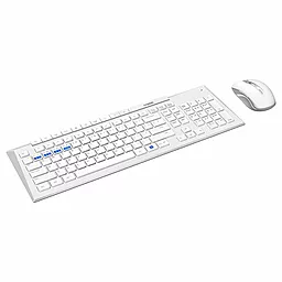 Комплект (клавіатура+мишка) Rapoo (8200M) White
