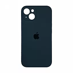 Чехол Silicone Case Full Camera для Apple iPhone 14 abyss blue