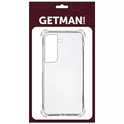 Чехол GETMAN Ease logo для Samsung Galaxy S23+ Transparent - миниатюра 2