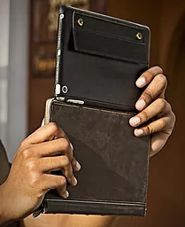 Чехол для планшета Twelvesouth Leather Case BookBook Classic Black for iPad mini (TWS-12-1235) - миниатюра 3